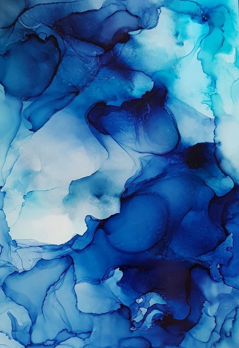 Blue Abstract Art Wallpaper, HD Blue Abstract Art Background on WallpaperBat