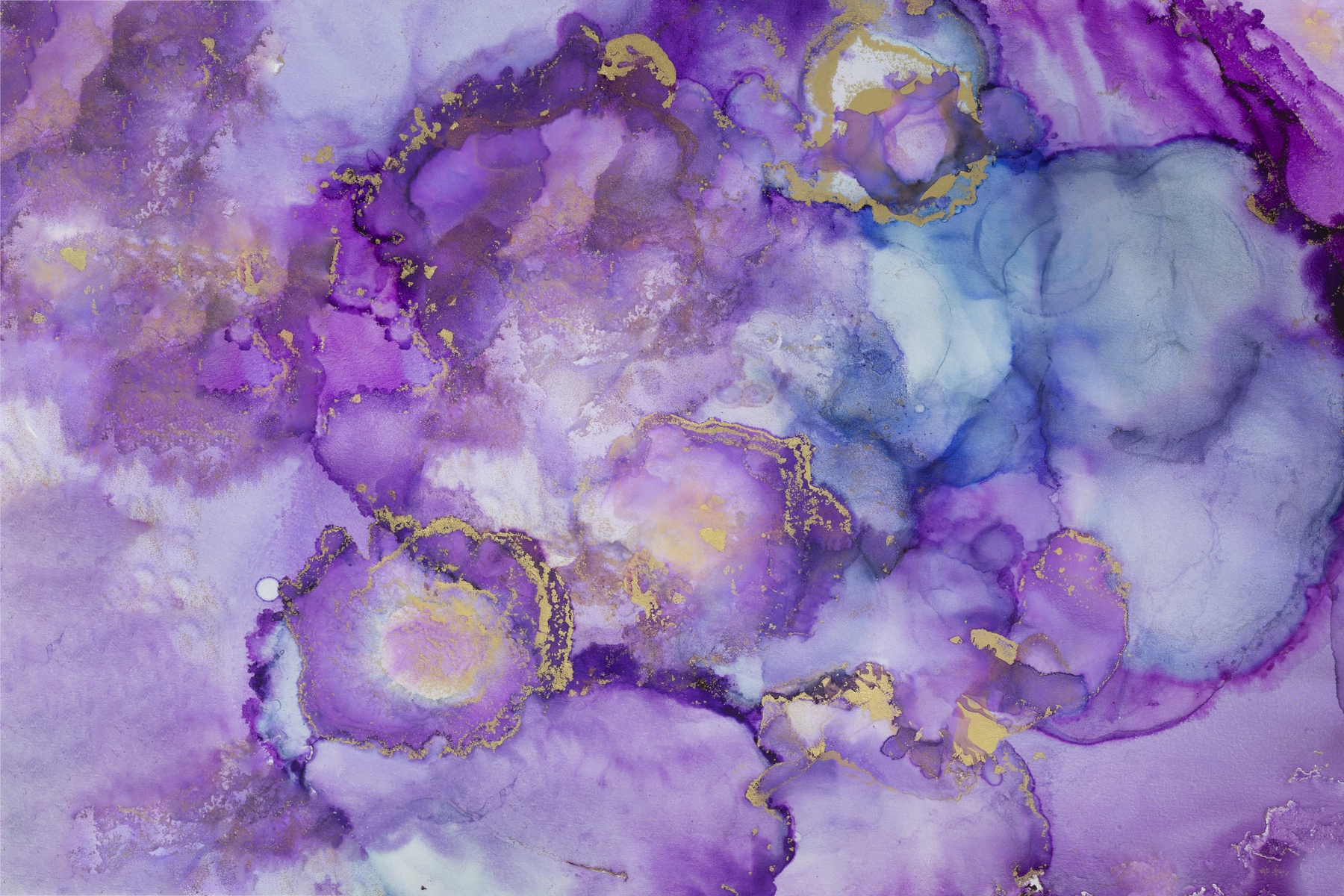 Buy Alcohol Ink Art Purple Blue wallpaper US shipping at Happywall.com