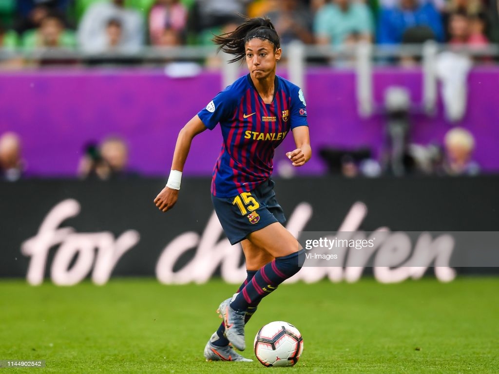 Leila Ouahabi El Ouhabi of FC Barcelona women during the UEFA Women's. News Photo
