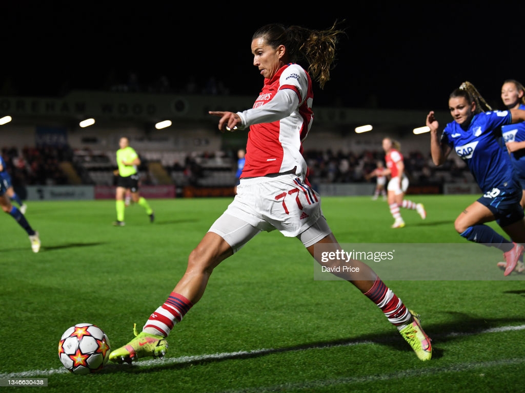 Tobin Heath of Arsenal during the UEFA Women's Champions League group. News Photo