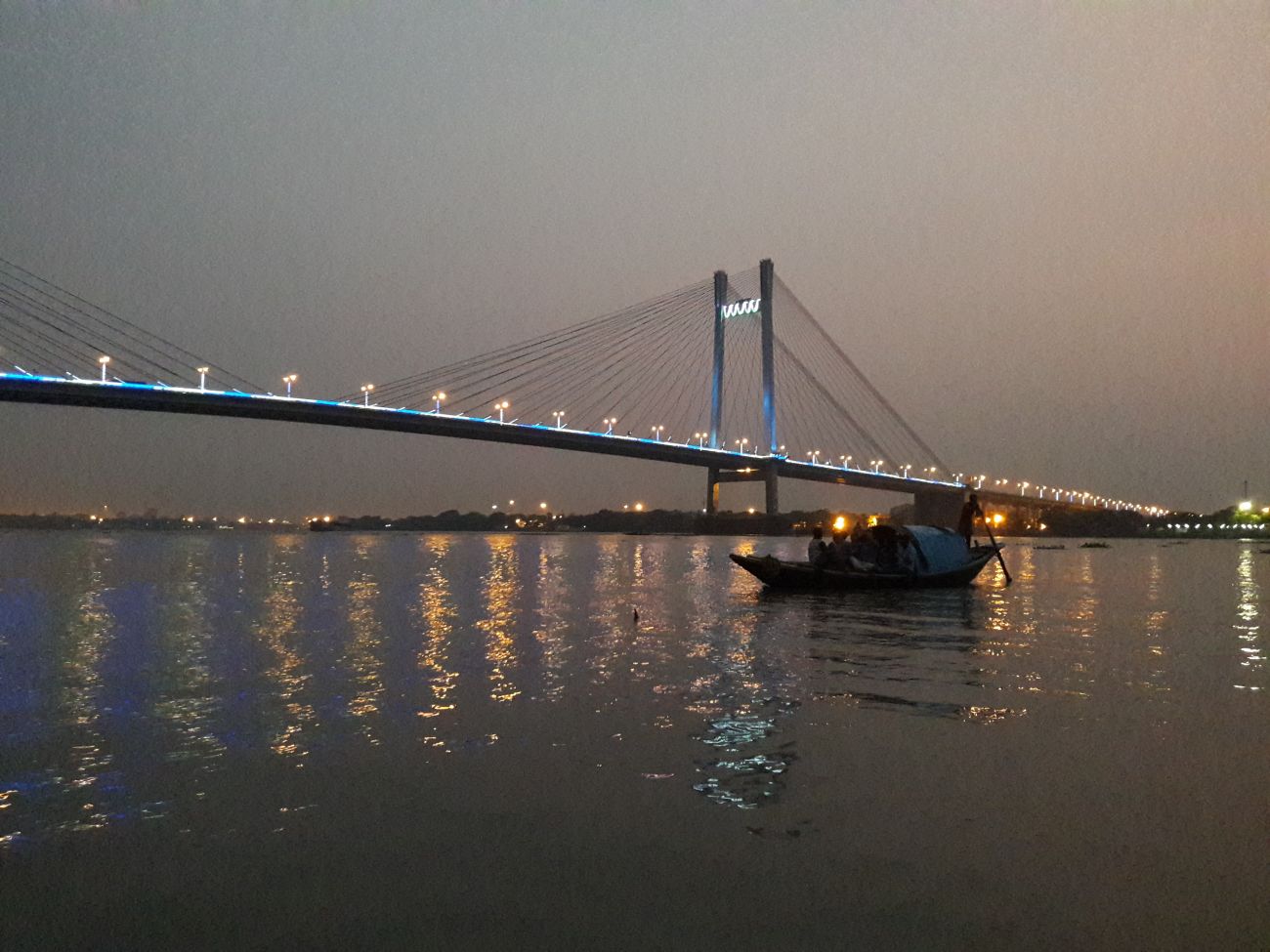 Princep Ghat, Kolkata Anchored Suspension Bridge