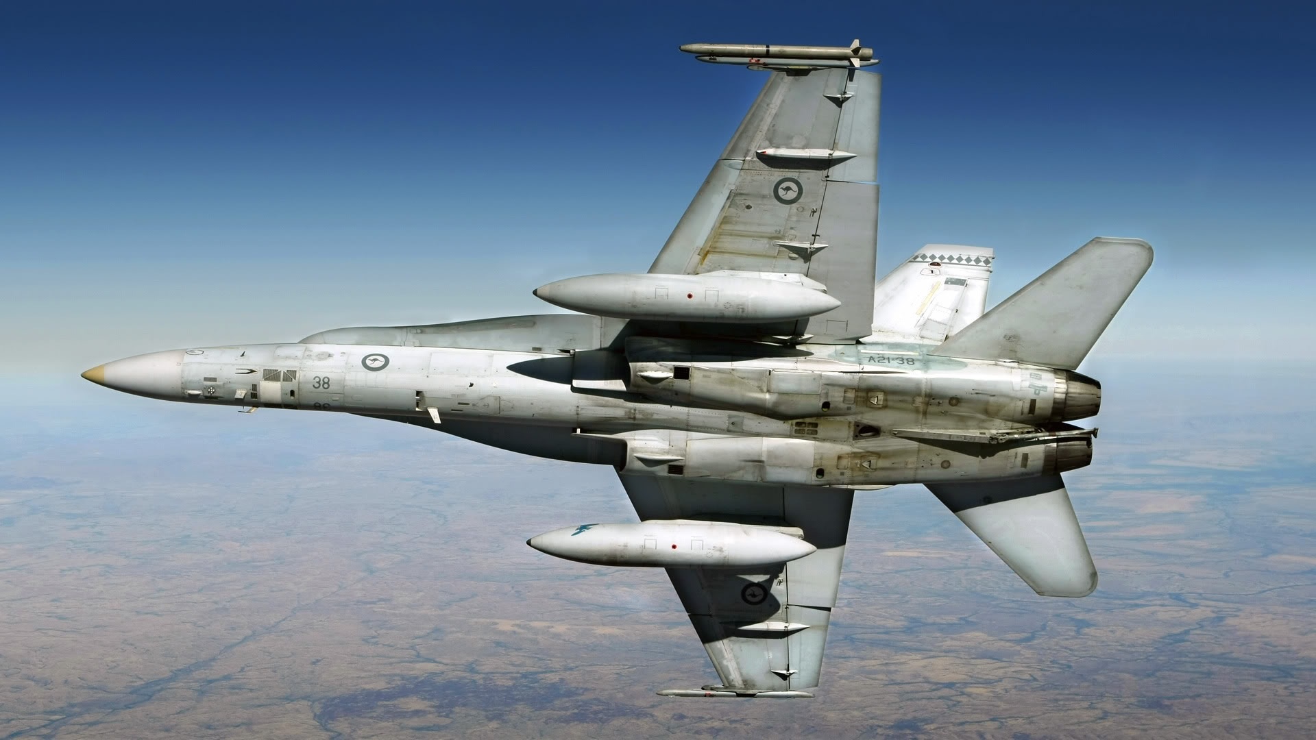Australian Air Power F18 Hornet Wallpaper