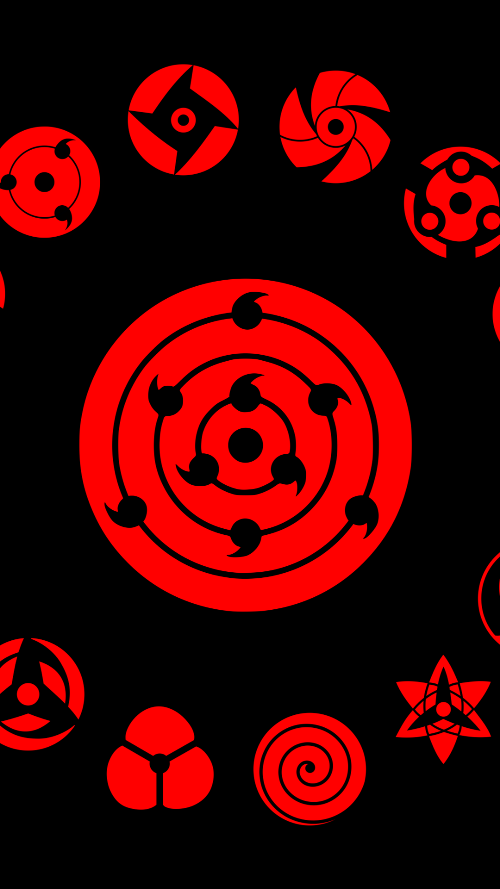 Sharingan Phone Wallpaper