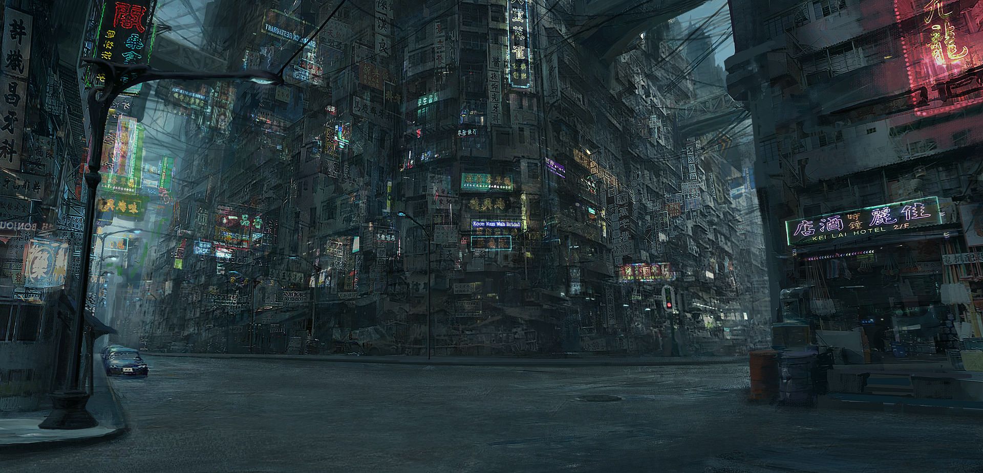 New Kowloon Walled City. Kowloon walled city, Walled city, Cyberpunk