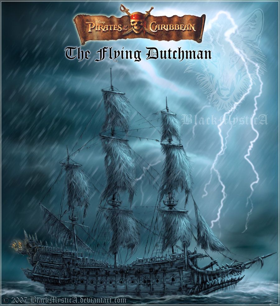 PotC Flying Dutchman. Flying dutchman, Old sailing ships, Ghost ship