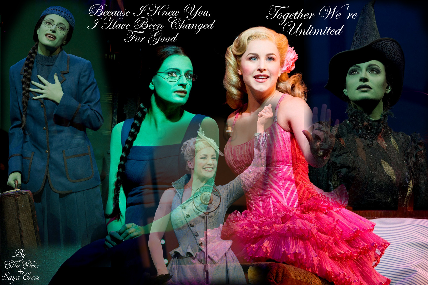 Wicked The Musical Glinda And Elphaba