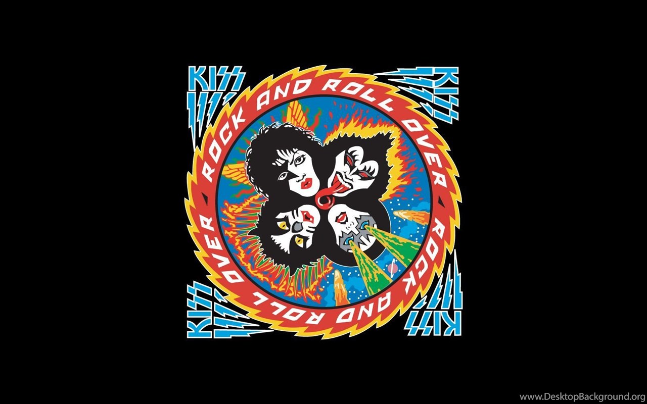 Kiss Band Logo And Wallpaper Desktop Background