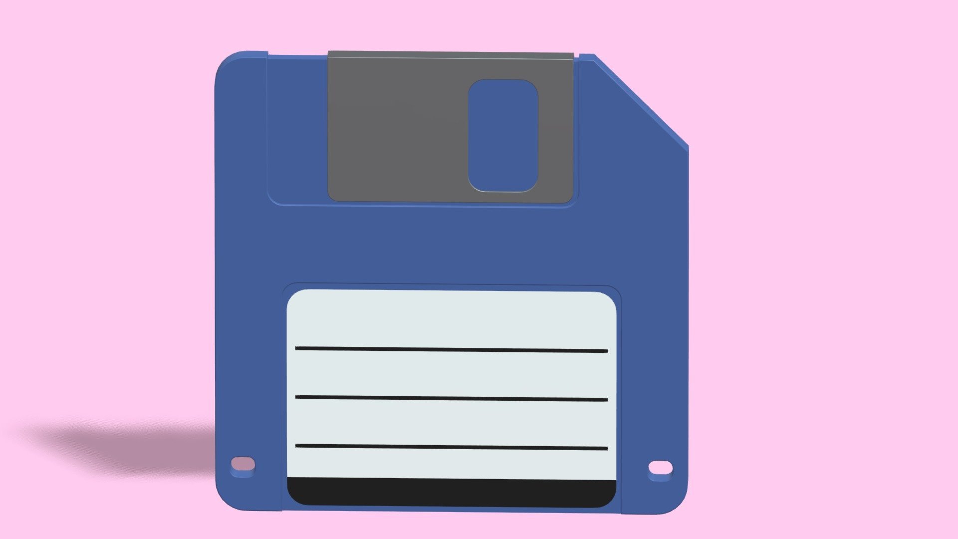 Cartoon Floppy Disk Royalty Free 3D model by Philip Storm [44472d2]