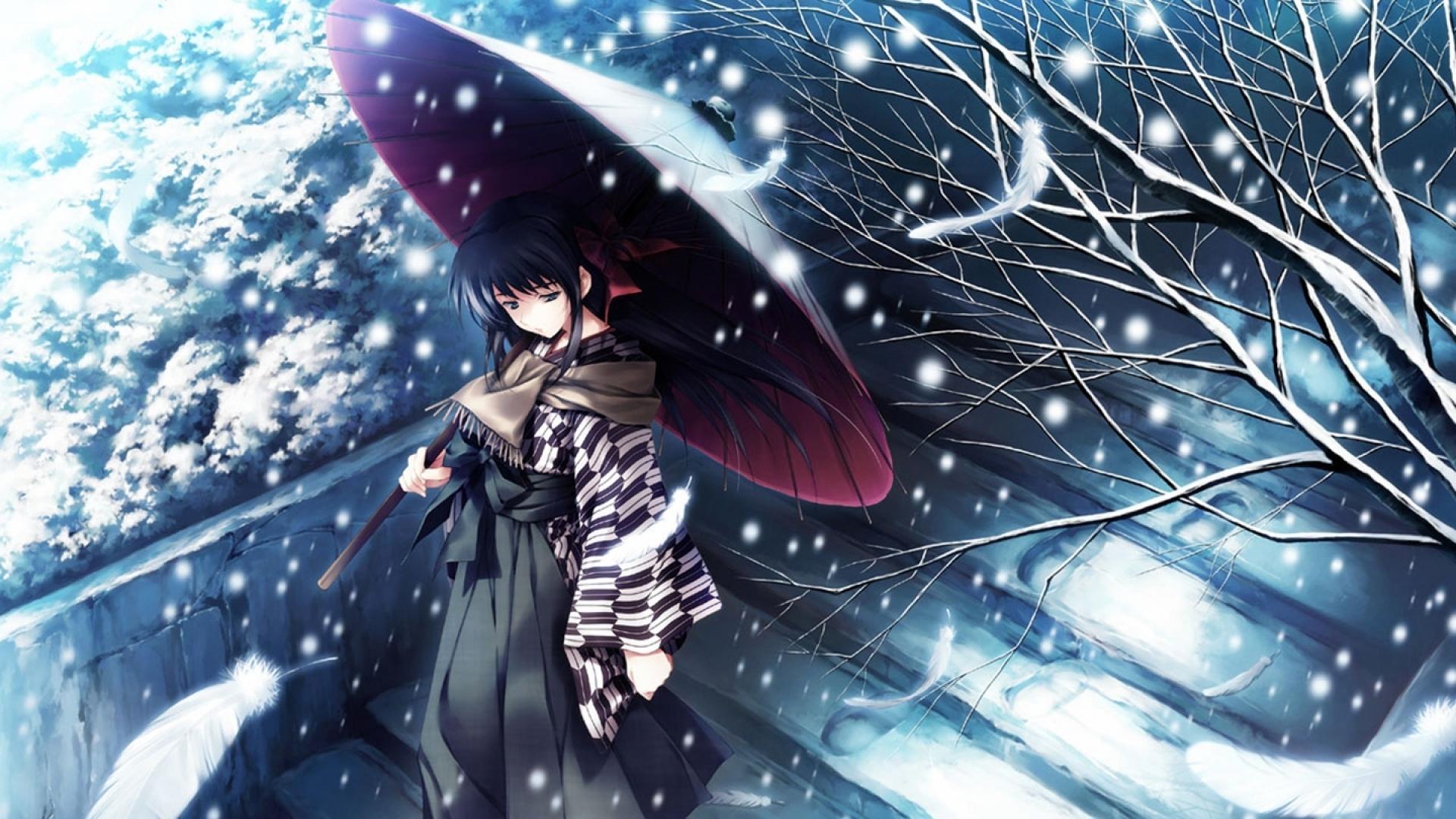 Snow Anime Wallpaper Free Snow Anime Background