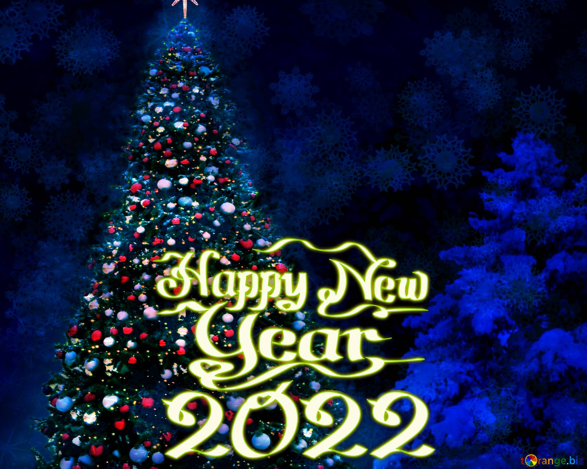 Download Free Picture Christmas Tree Happy New Year 2022 Background On CC BY License Free Image Stock TOrange.biz Fx №216471