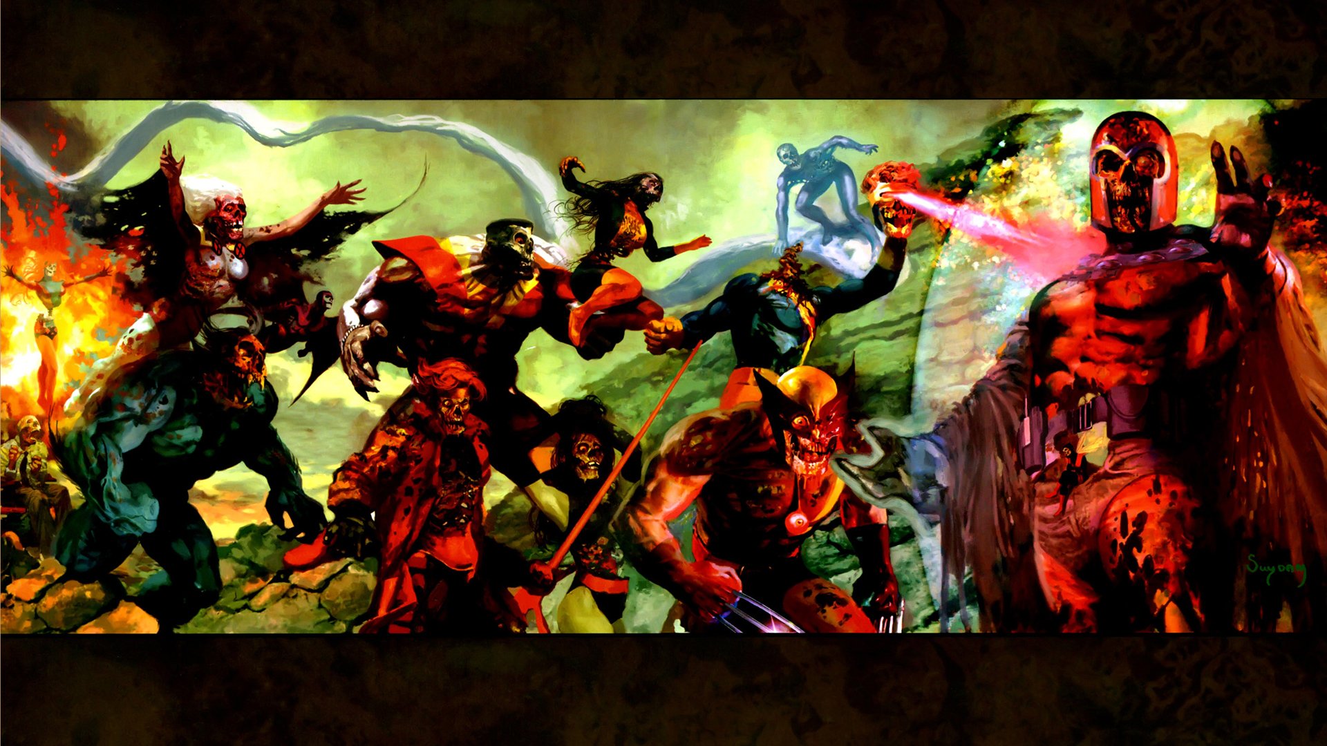 Marvel Zombies HD Wallpaper and Background Image