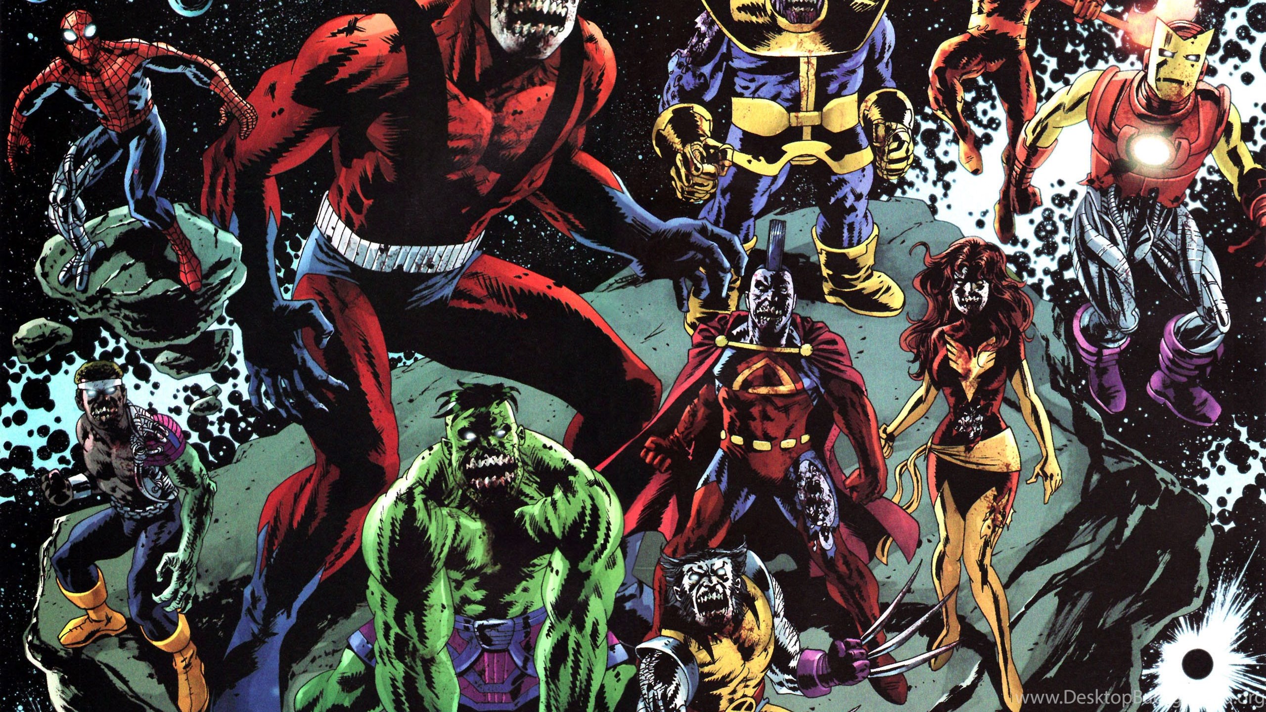 Robie Delaney: Marvel Zombies High Quality Wallpaper Desktop Background