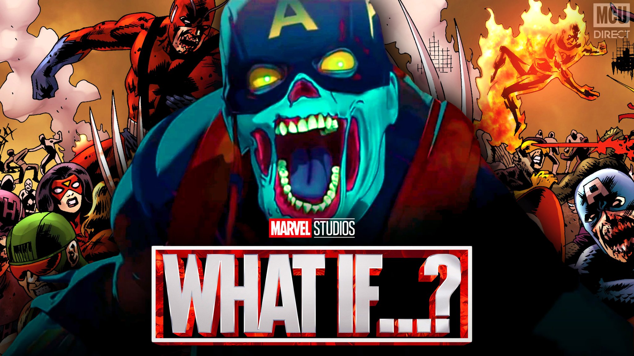 MCU Direct: The First Season Of WHAT IF.? Animated Series Will Reportedly Feature Multiple Zombified Heroes In Addition To Undead Captain America In A Marvel Zombies Inspired