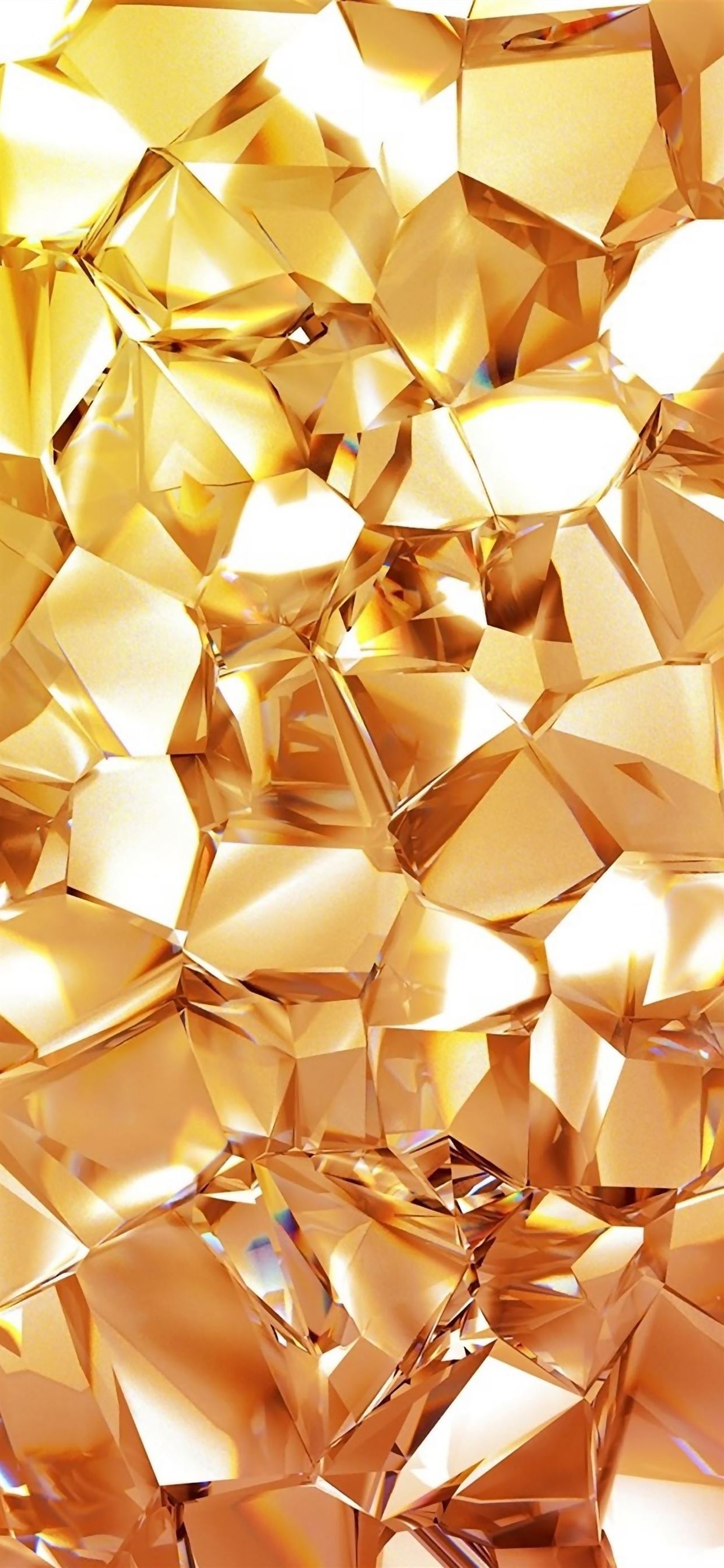 Geometric Gold Diamond iPhone Wallpaper Free Download