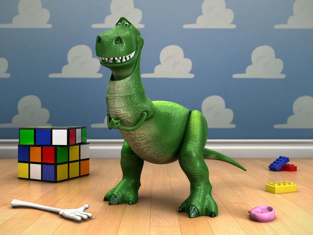3D Modelling Research: Dinosaurs (7) Rex the Dinosaur: Toy Story (1995)