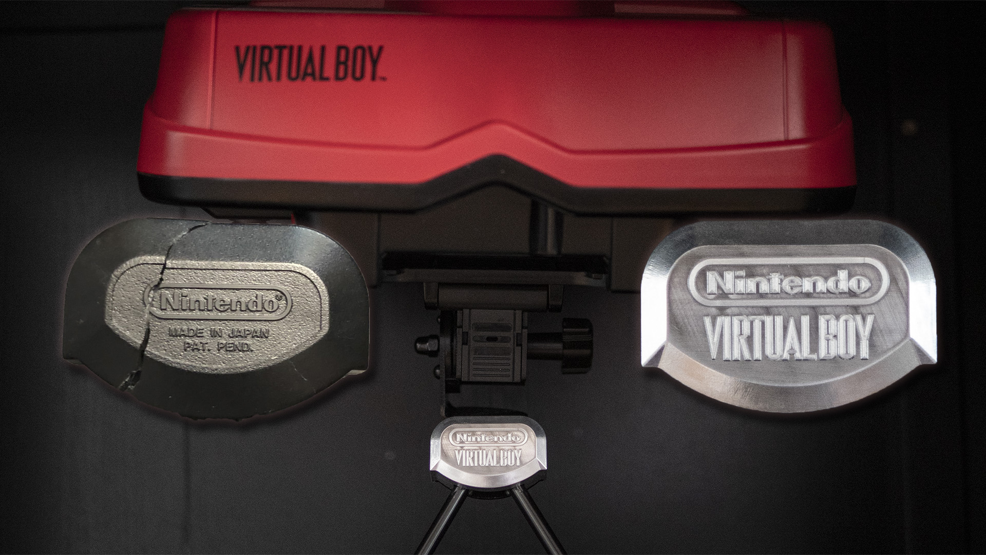 Metal Virtual Boy Medallions