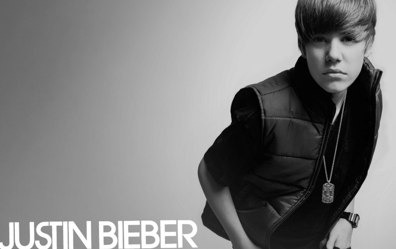 Justin Bieber Black and White wallpaper. Justin Bieber Black and White