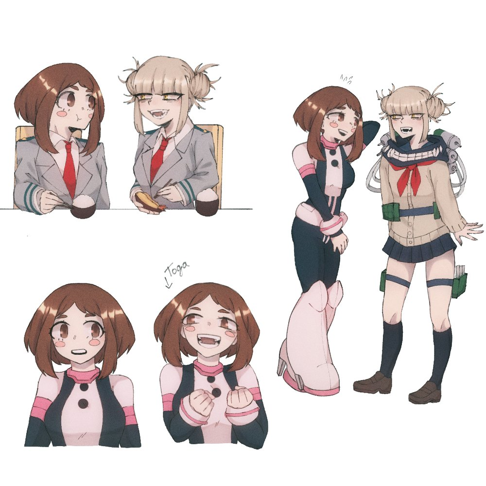 Togachako ideas. toga, my hero academia, boku no hero academia
