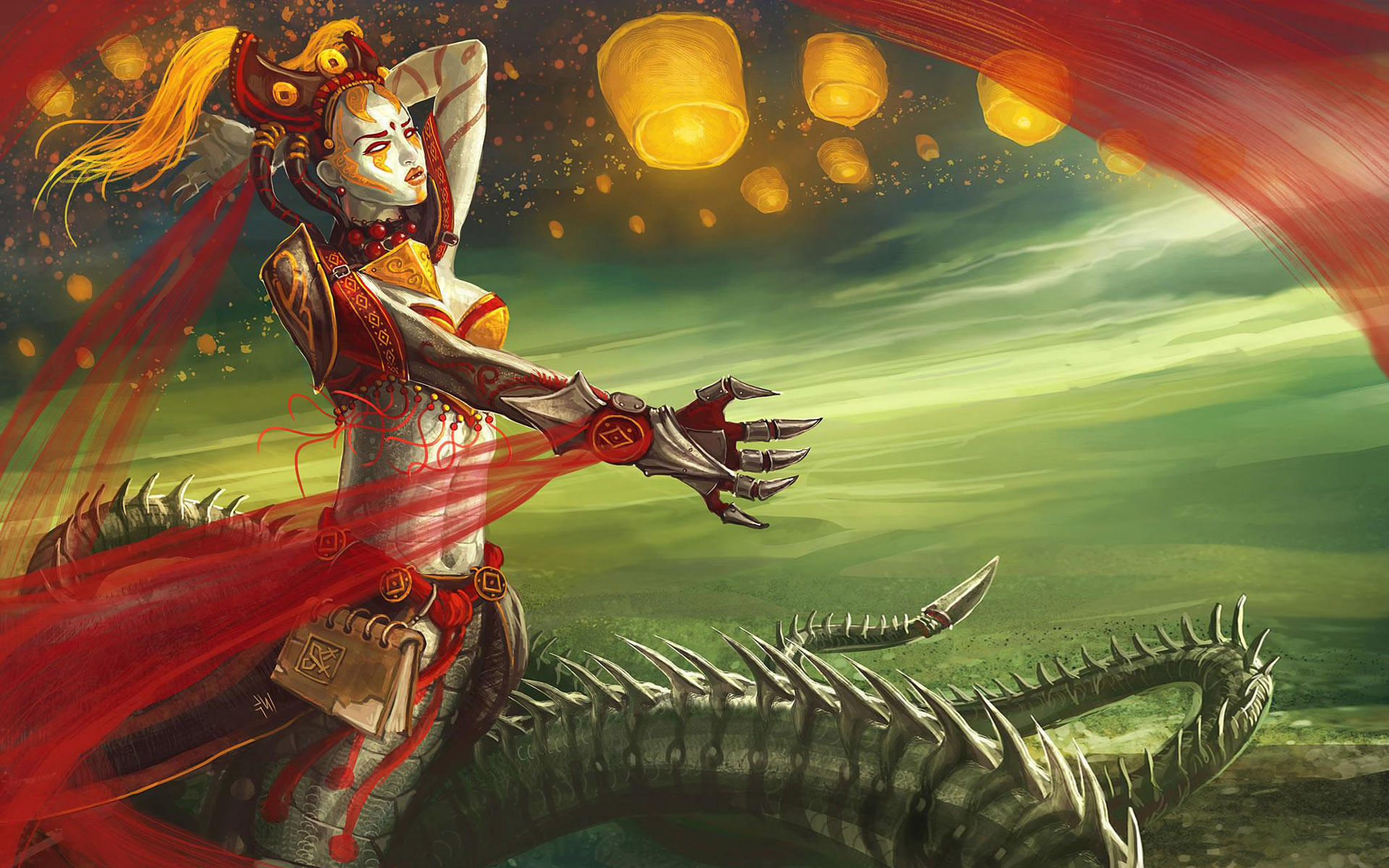 Cassiopeia Medusa Queen Of Snakes League Of Legends Game Artwork Hd Wallpaper 1920x1200, Wallpaper13.com