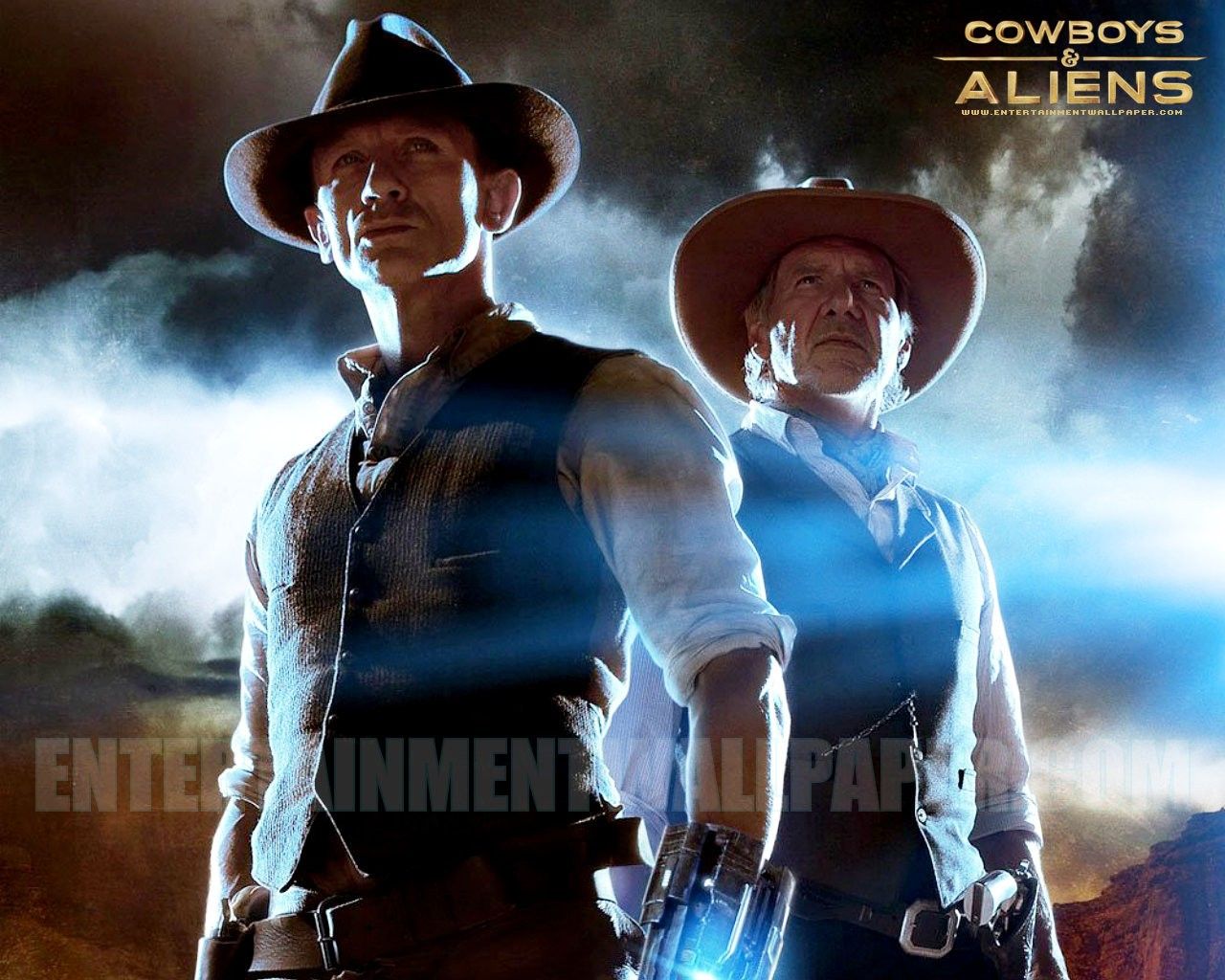 Also post holiday. Will be a while before kids get to see this one. Cowboys & aliens, Movie wallpaper, Aliens movie