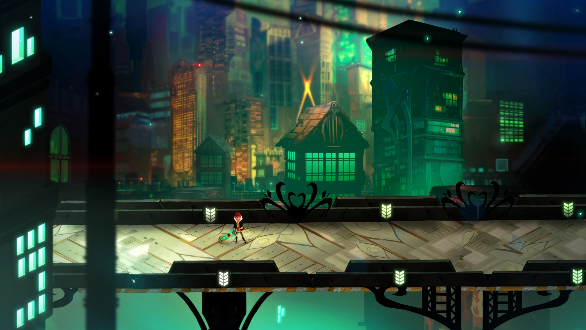 Free download TRANSISTOR game anime city g wallpaper background [1920x1080] for your Desktop, Mobile & Tablet. Explore Anime Gamer Wallpaper. Anime Wallpaper Sites, Free Anime Wallpaper for Laptops, Cool