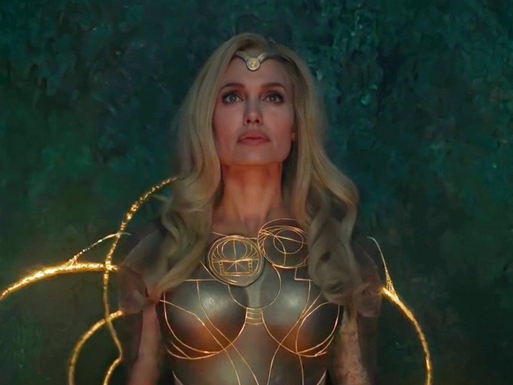 Eternals trailer sends Marvel fans into frenzy over 'visually stunning' scenes and 'perfect' Angelina Jolie