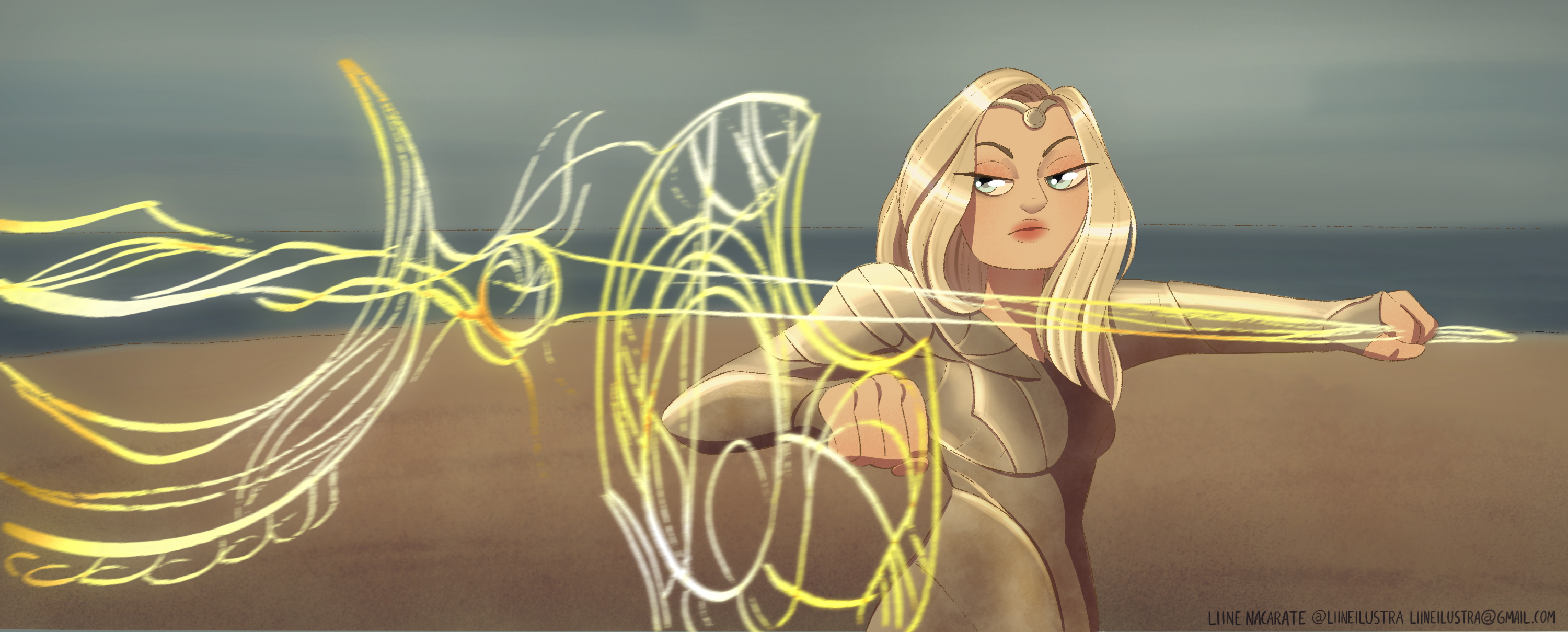 Thena fanart by me, I'm in love with Angelina Jolie on Eternals ✨: marvelstudios