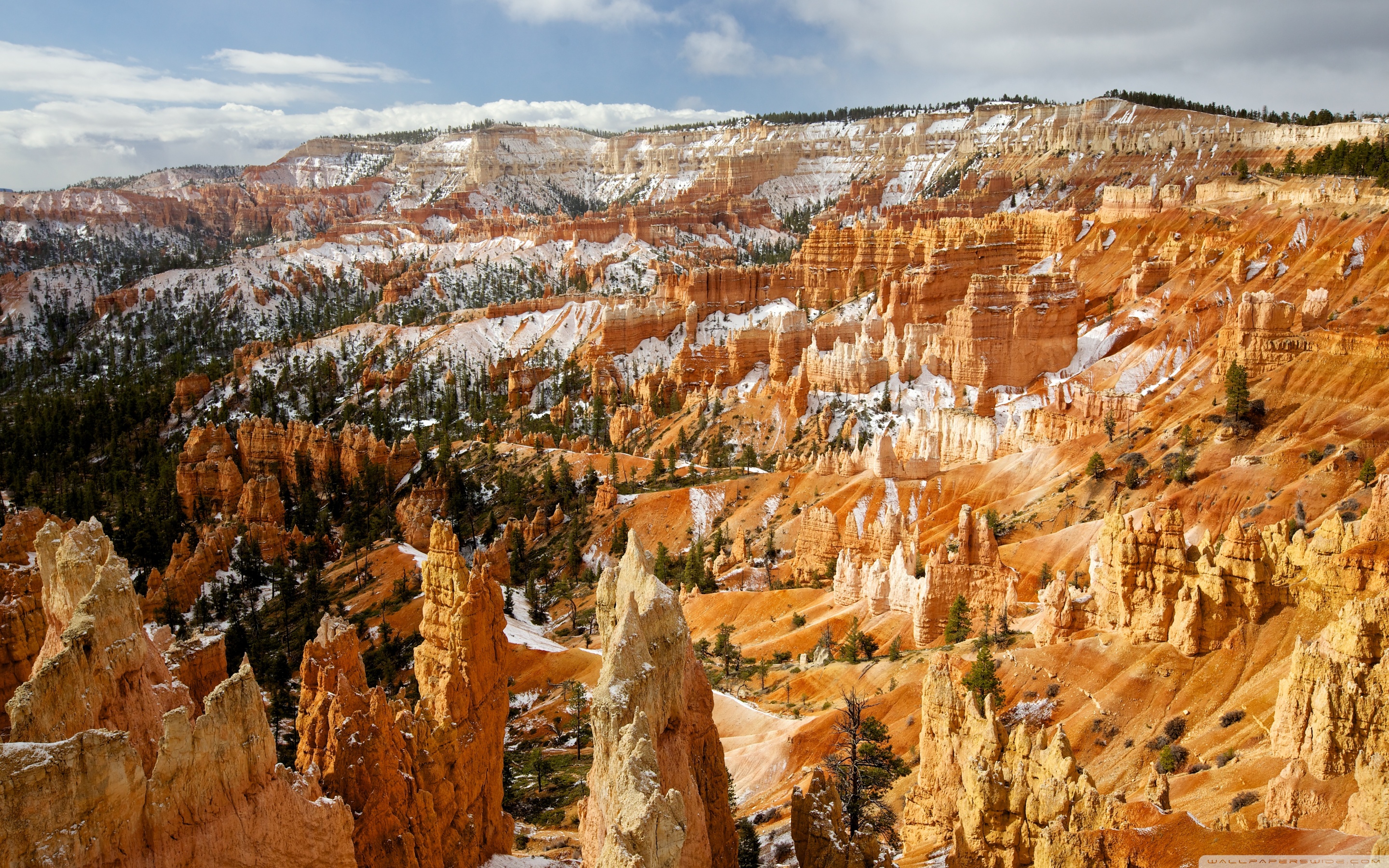 Bryce Canyon, Winter Ultra HD Desktop Background Wallpaper for 4K UHD TV, Widescreen & UltraWide Desktop & Laptop, Multi Display, Dual & Triple Monitor, Tablet