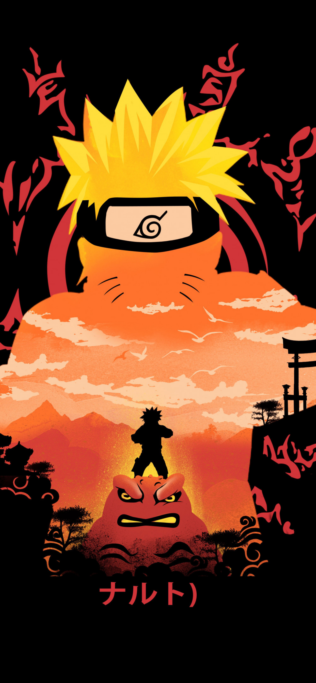 Sasuke Uchiha Wallpaper 4K, AMOLED, Naruto, Minimal art