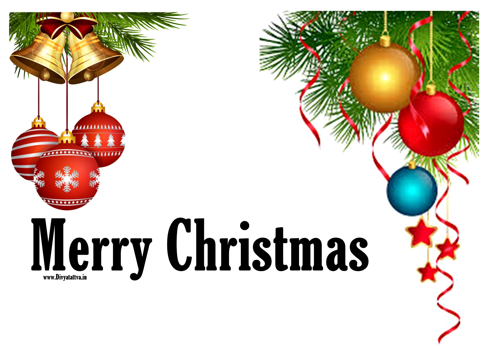Merry Christmas HD Wallpaper Happy Xmas Background Decoration