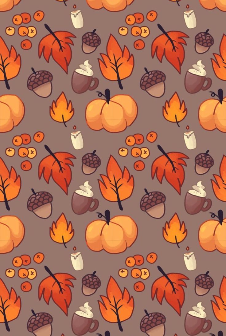 Autumn Leaves Print, Leaf Varieties, Types of Leaves, Seeds, Fall Colors, Harvest, Leaf Chart, Thanksgiving, Halloween, October, Hostess. Fall wallpaper, Halloween wallpaper iphone, Autumn leaves prints