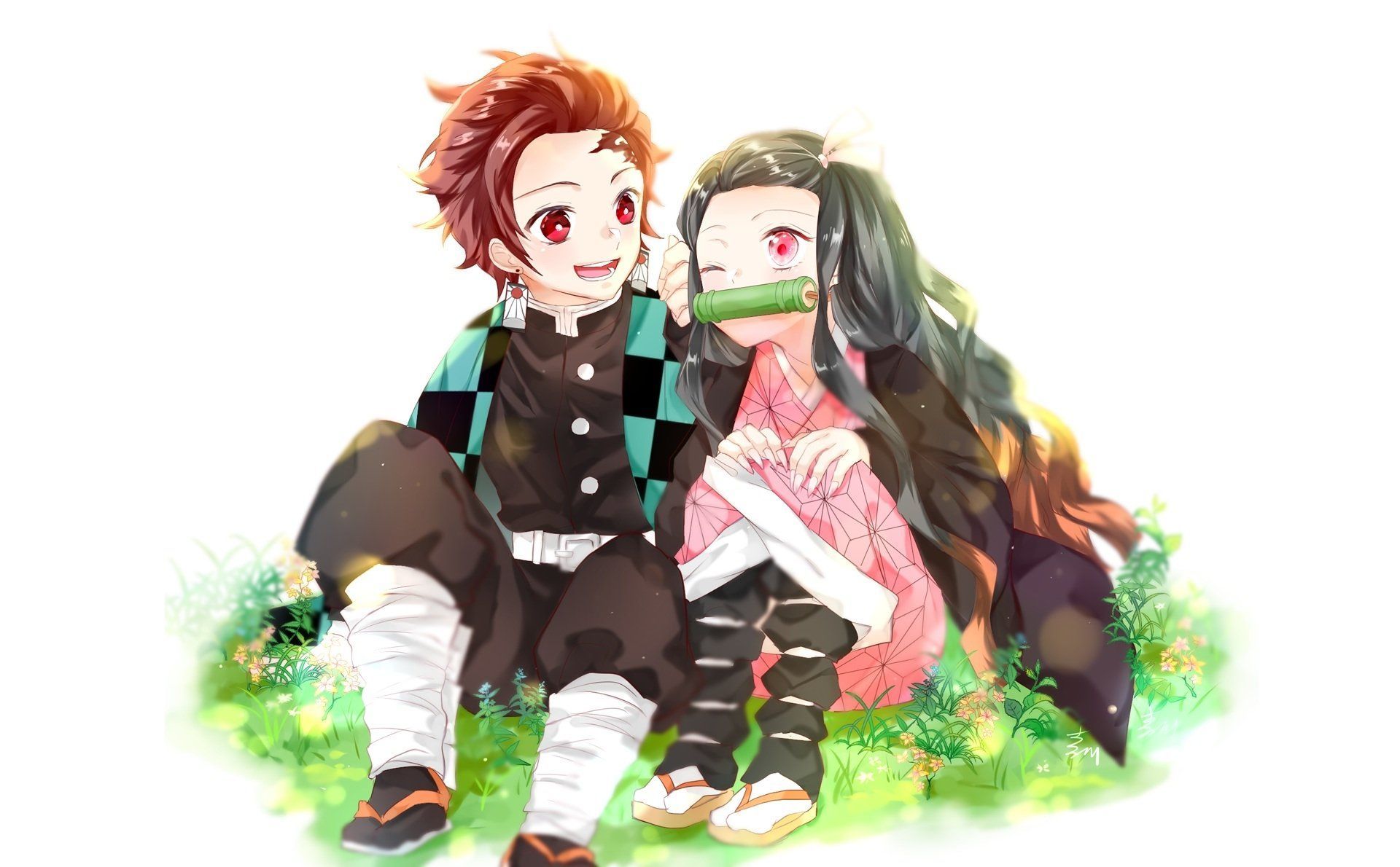 This wallpaper is about Kimetsu no Yaiba wallpaper, Nezuko, Tanjiro Kamado,  Kamado Tanjirō, Kamado Nezuko, Download H…