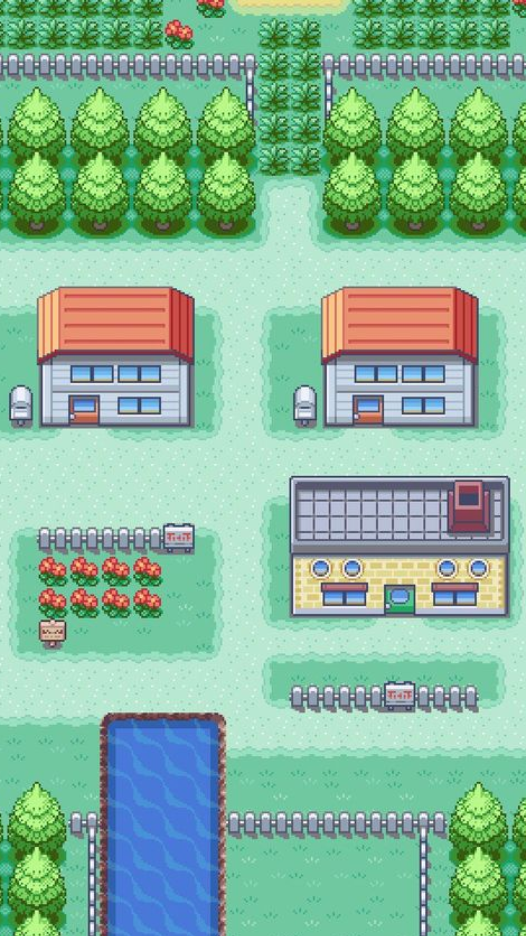 Pokemon Fire Red Pallet Town Map