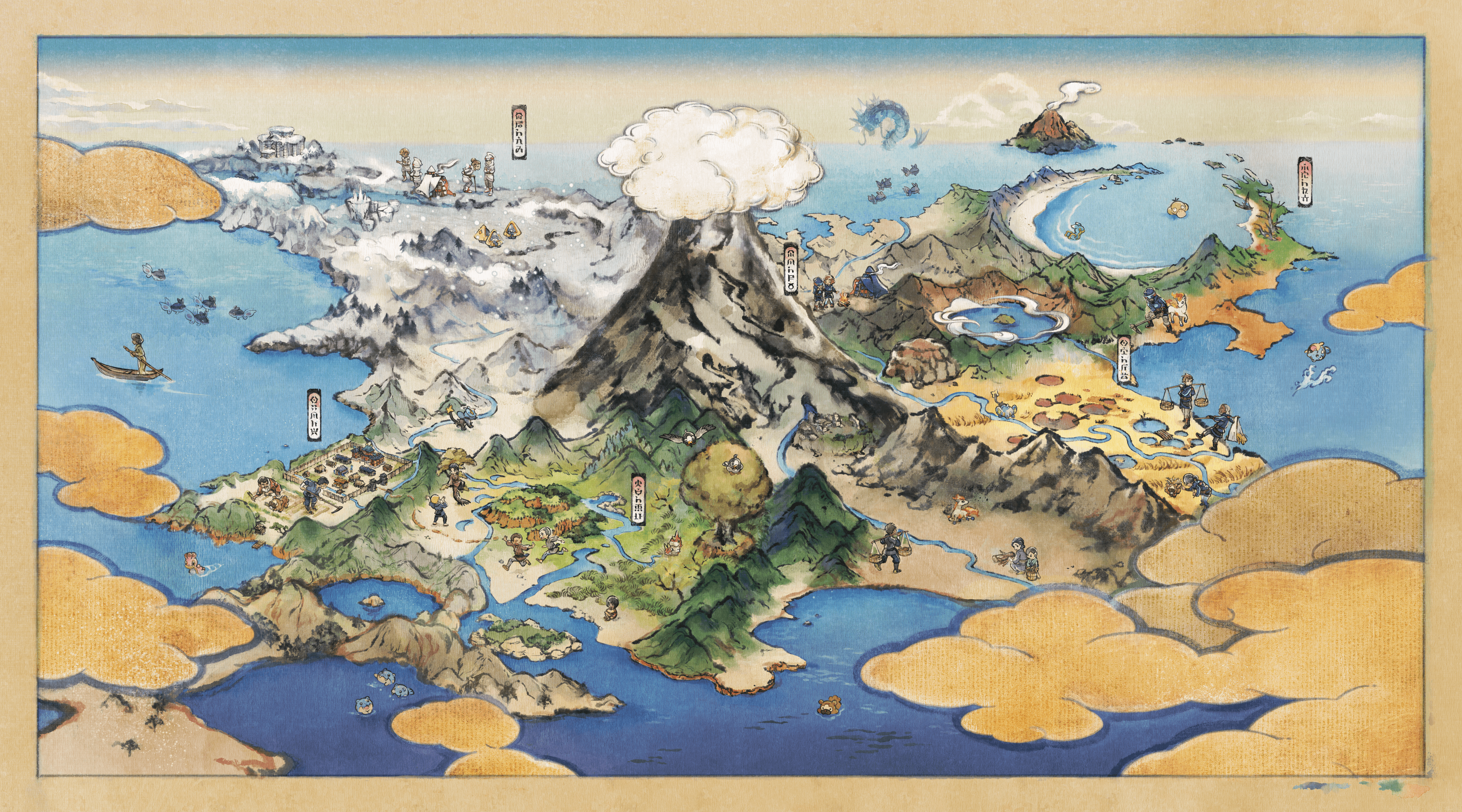 Hisui Region Map (High Resolution): TruePokemon