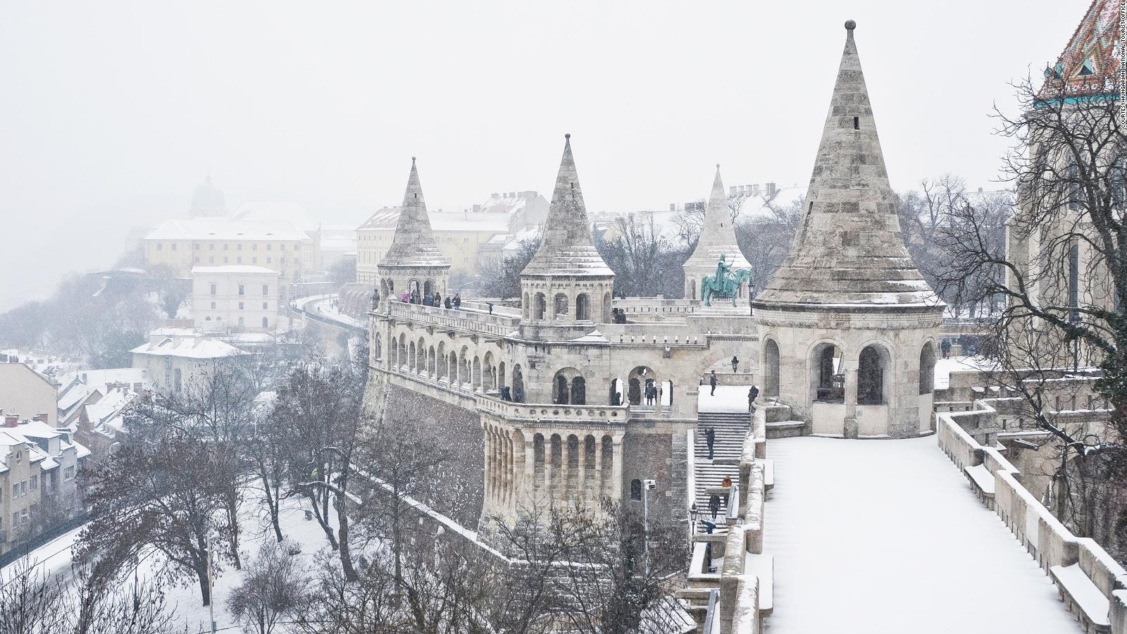 Венгрия Будапешт зима