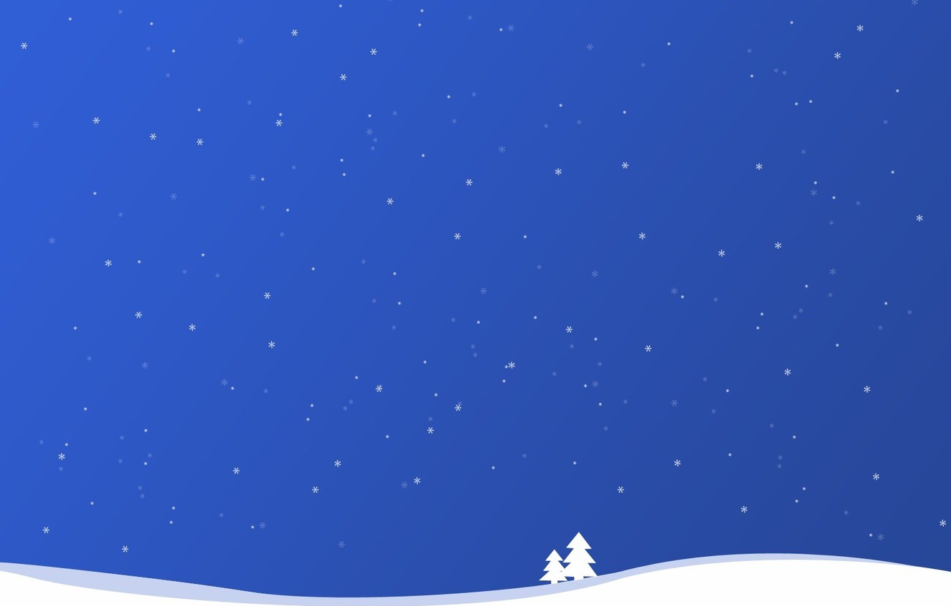 Wallpaper winter, snow, simple, line, easy, snowflakes image for desktop, section текстуры