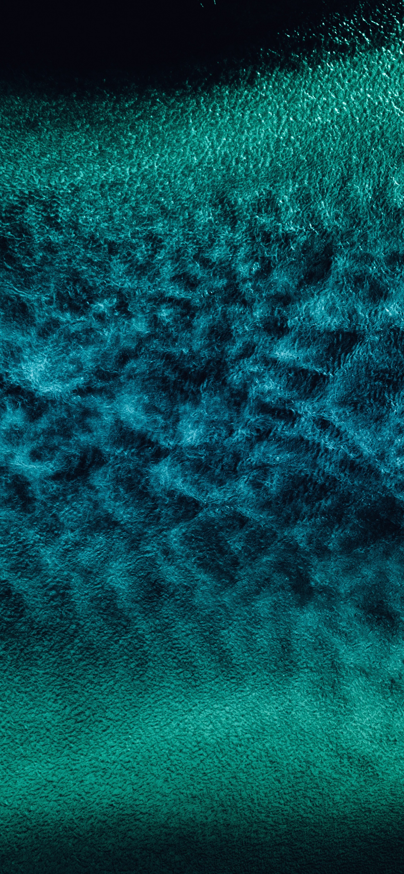 Ocean Wallpaper 4K, Water Stream, Aerial view, Blue, Teal, Nature