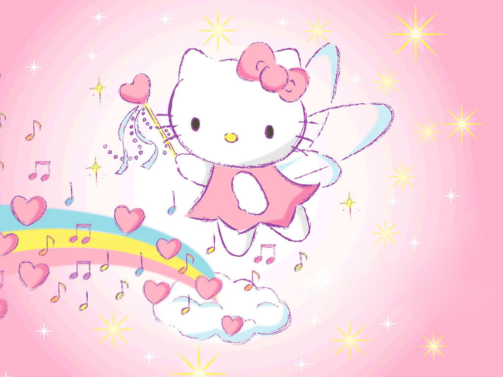 Hello Kitty Wallpaper in 2023  Walpaper hello kitty, Pink