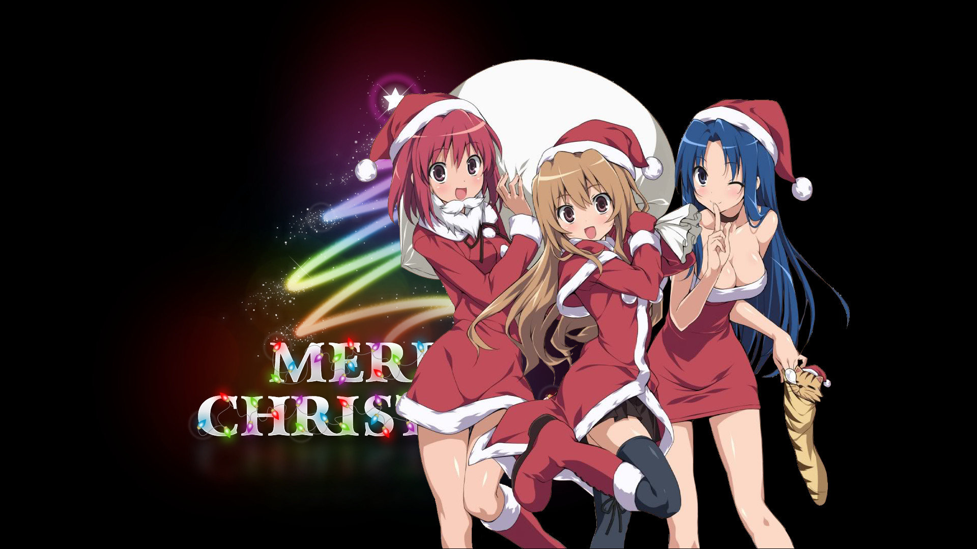 Christmas Anime wallpaper 1920x1080 Full HD (1080p) desktop background