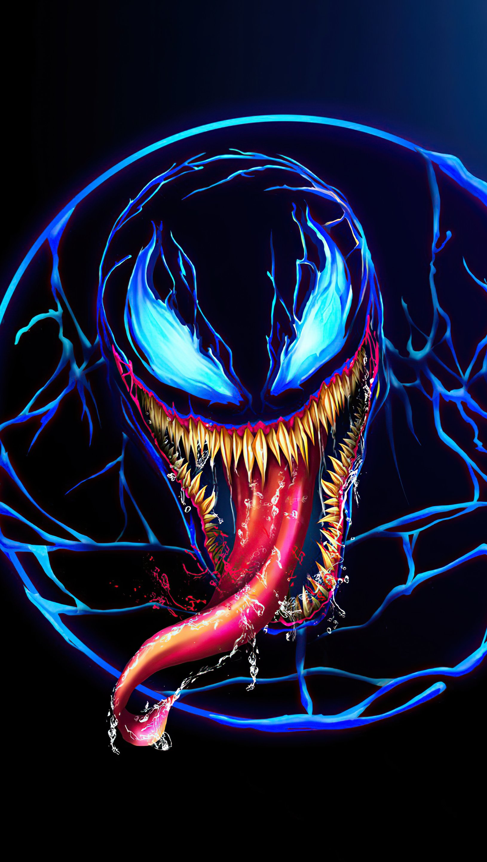Venom Neon Design Wallpaper 5k Ultra HD