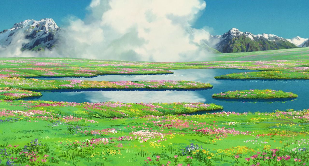 Studio Ghibli Scenery Wallpaper Free Studio Ghibli Scenery Background