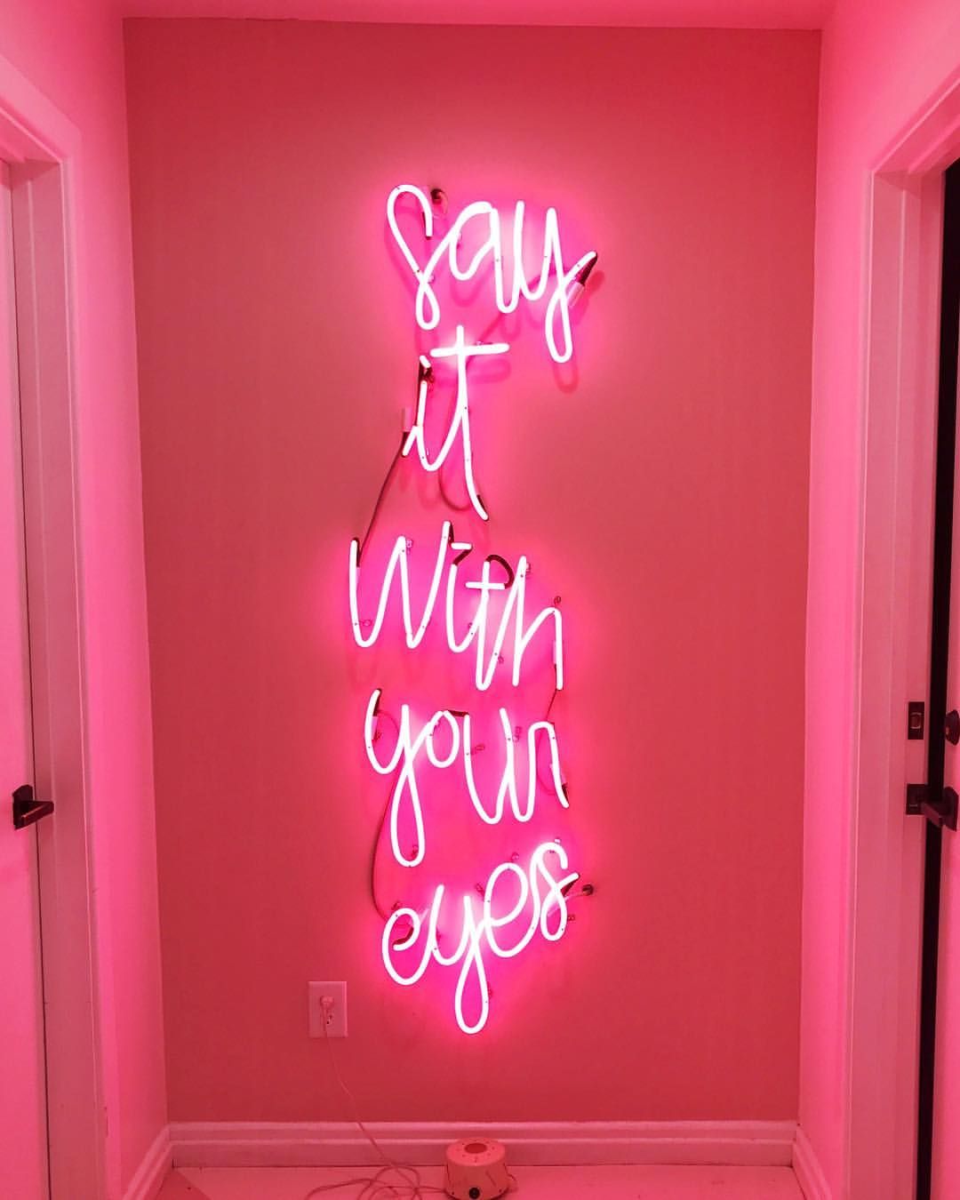 Light Pink Neon Sign