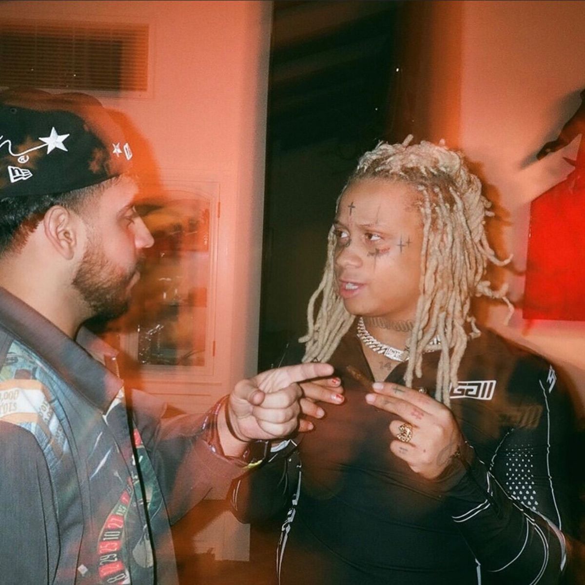 Trippie ✰. Long blonde hair, Trippie redd, Blonde hair