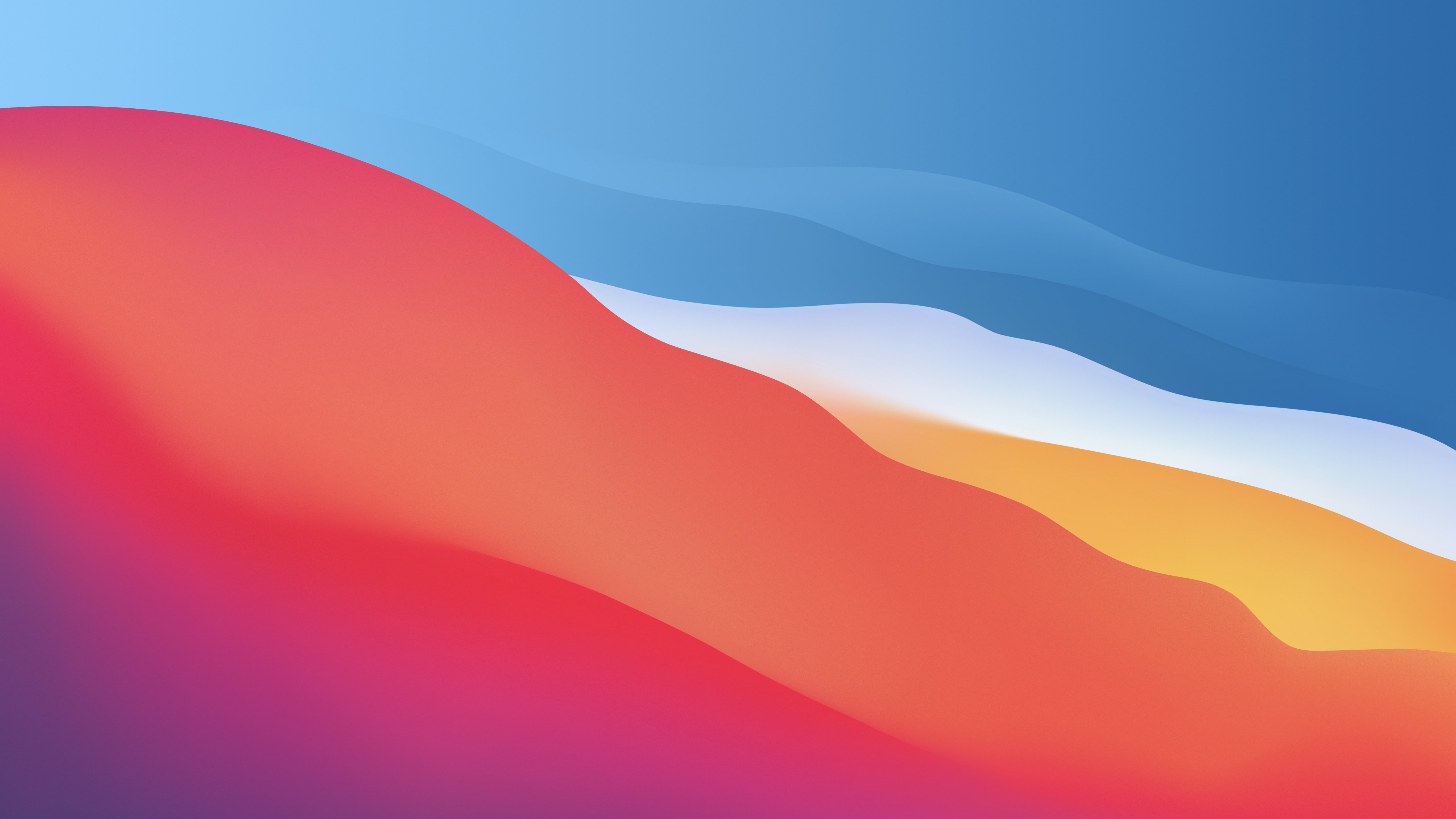 macOS Big Sur Wallpapers 4K, Colorful, Waves, Smooth, Stock, Apple, Aesthetic, Gradients,