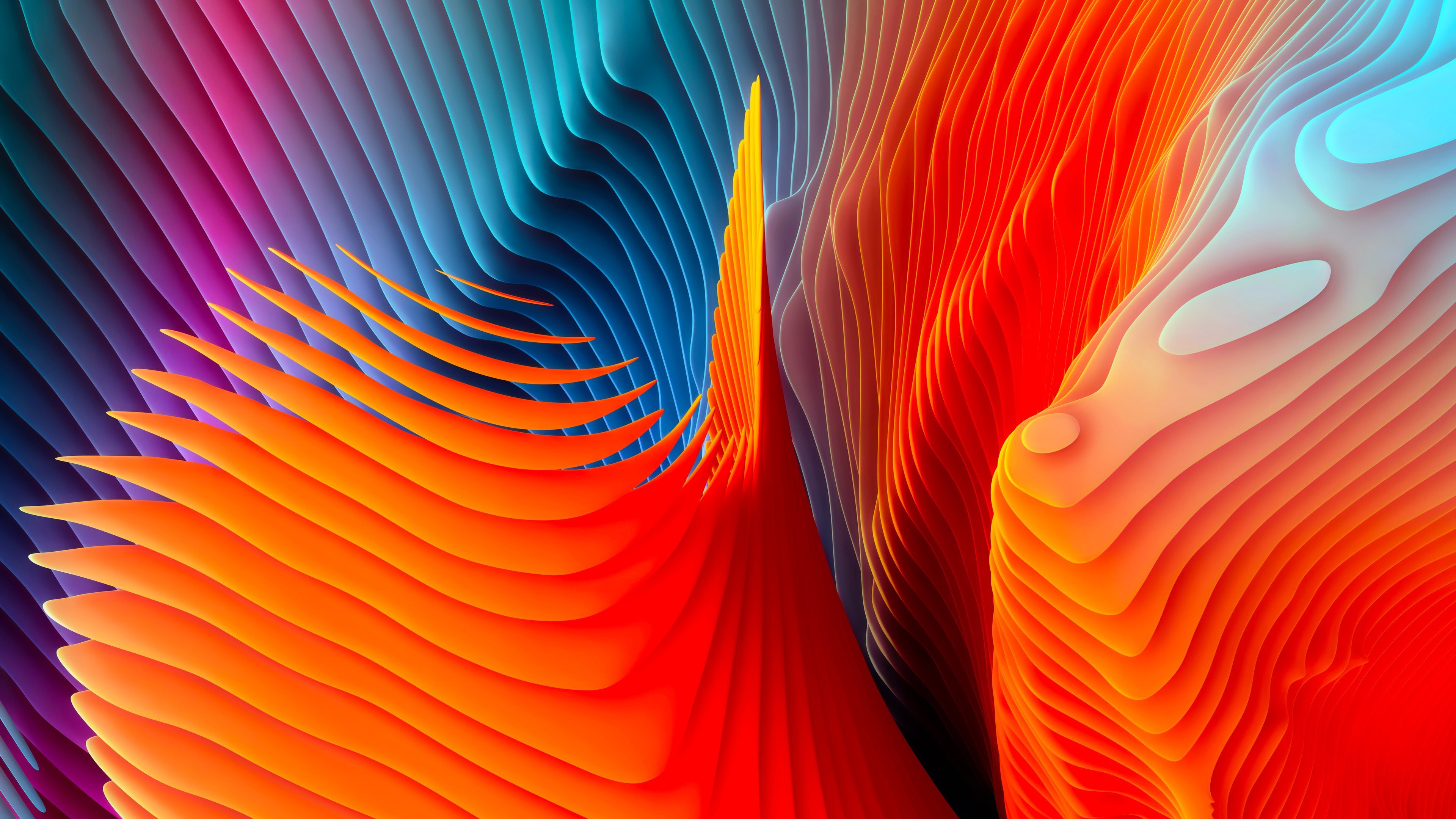 Wallpapers 4k Mac OS Sierra Abstract Shapes Wallpapers