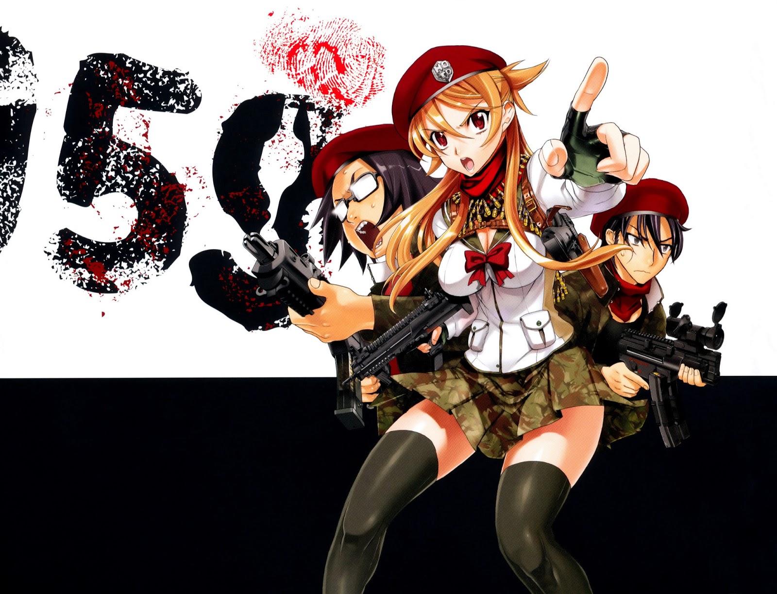 hd wallpaper: Highschool of the Dead HOTD 0697