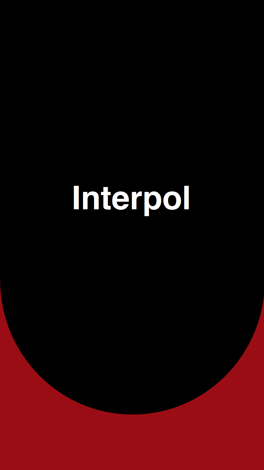 Made an Interpol lock screen wallpaper in MS Paint [1080x1920]: Interpol