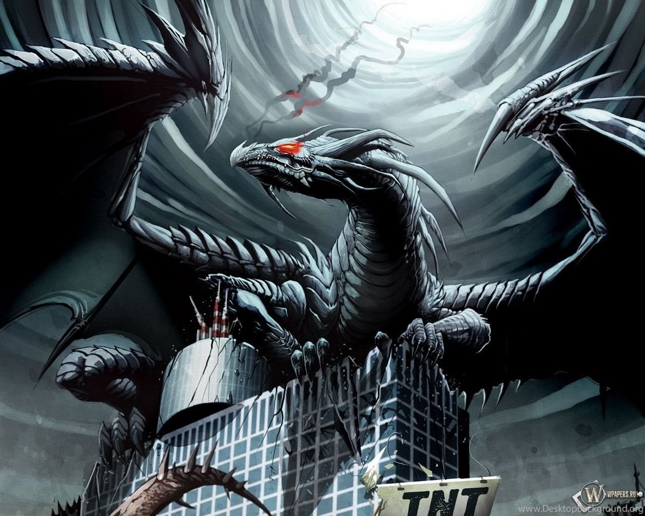 Silver Dragon Computer Wallpaper, Desktop Background Desktop Background