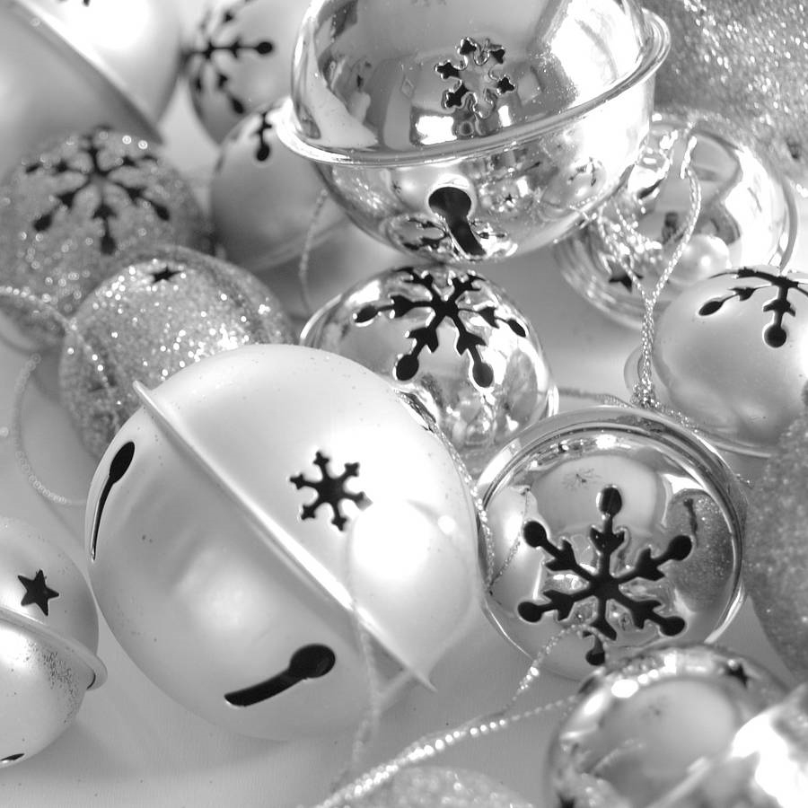 Christmas Bells Silver Wallpapers - Wallpaper Cave