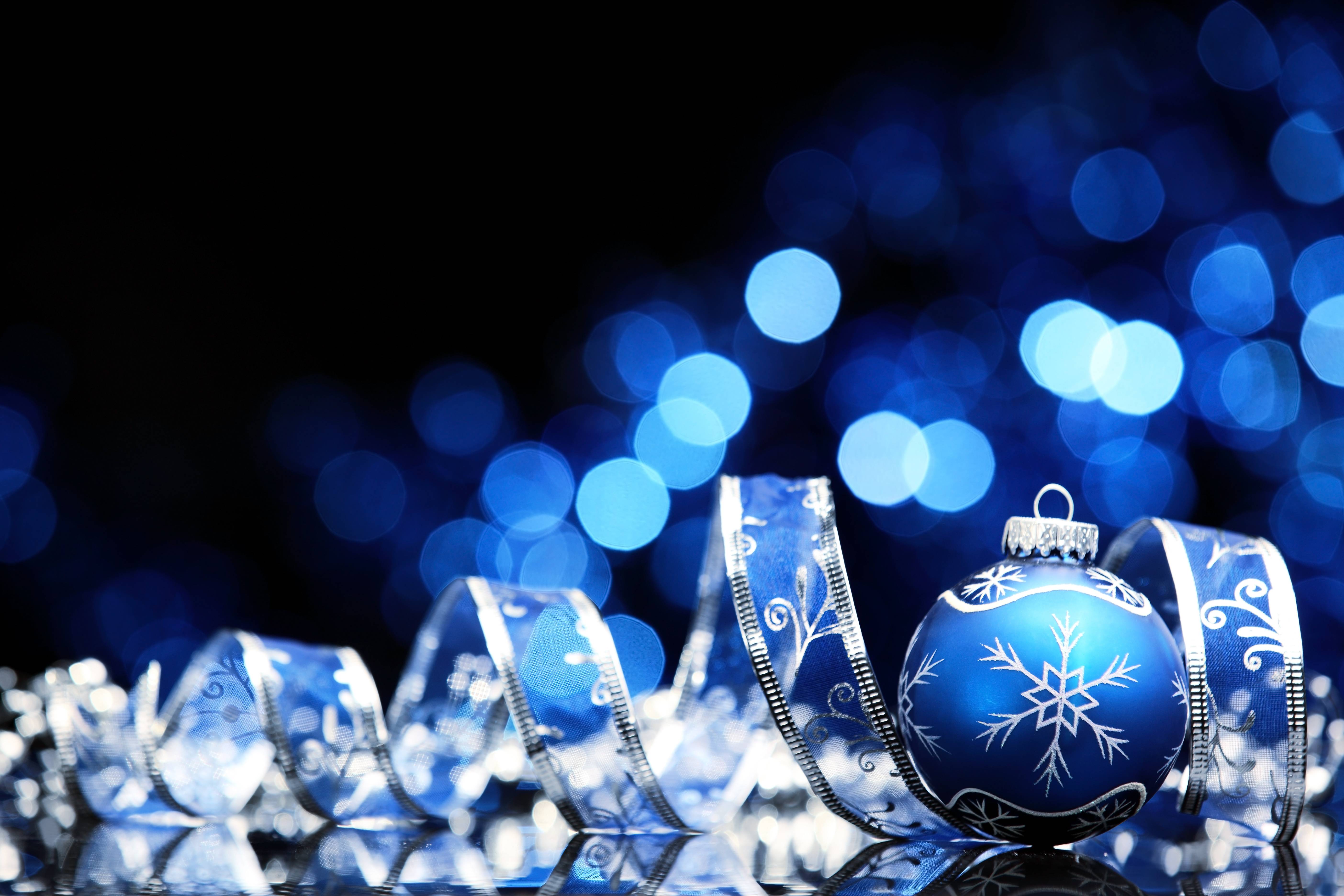 Awesome Blue Christmas Wallpaper Free Awesome Blue Christmas Background